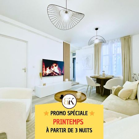 Le Subtil - Best Keys - Elegance & Confort - 2 Chambres Separees - Lit Queen Size - Smart Tv Netflix - Entre Gare & Centre Ville - A 1H De Paris - Wifi Fibre - Check-In Autonome Sens Extérieur photo