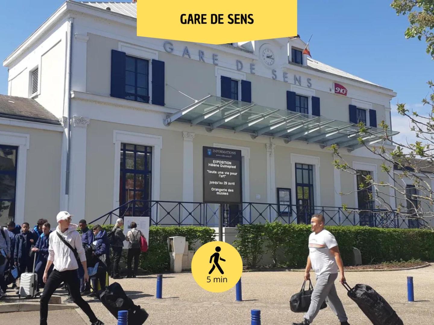 Le Subtil - Best Keys - Elegance & Confort - 2 Chambres Separees - Lit Queen Size - Smart Tv Netflix - Entre Gare & Centre Ville - A 1H De Paris - Wifi Fibre - Check-In Autonome Sens Extérieur photo
