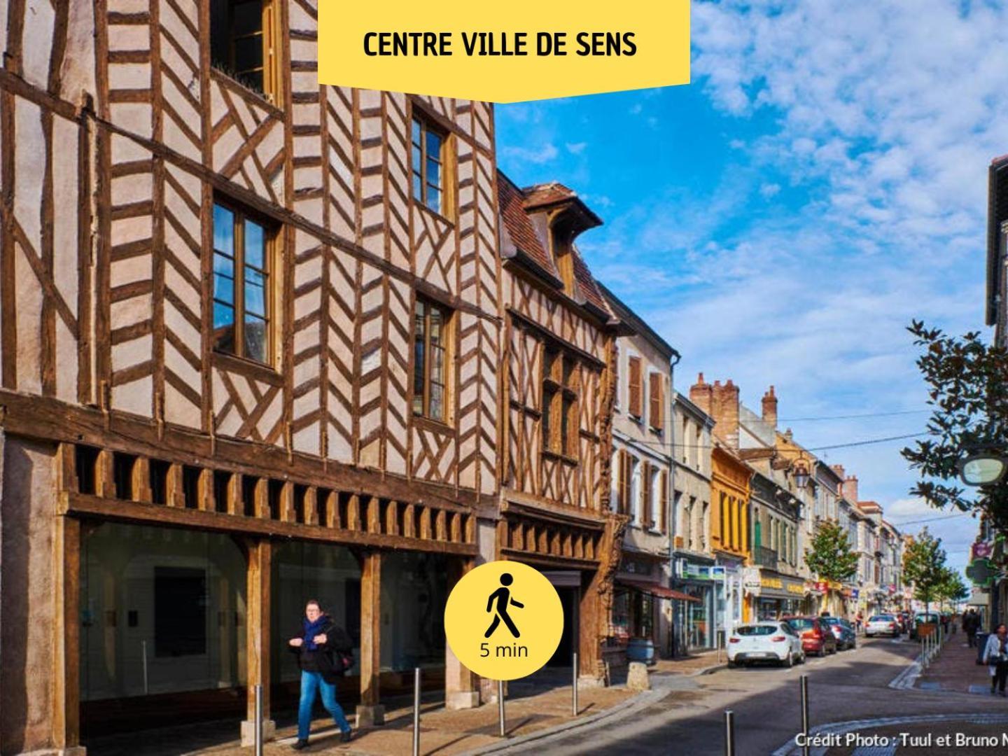 Le Subtil - Best Keys - Elegance & Confort - 2 Chambres Separees - Lit Queen Size - Smart Tv Netflix - Entre Gare & Centre Ville - A 1H De Paris - Wifi Fibre - Check-In Autonome Sens Extérieur photo