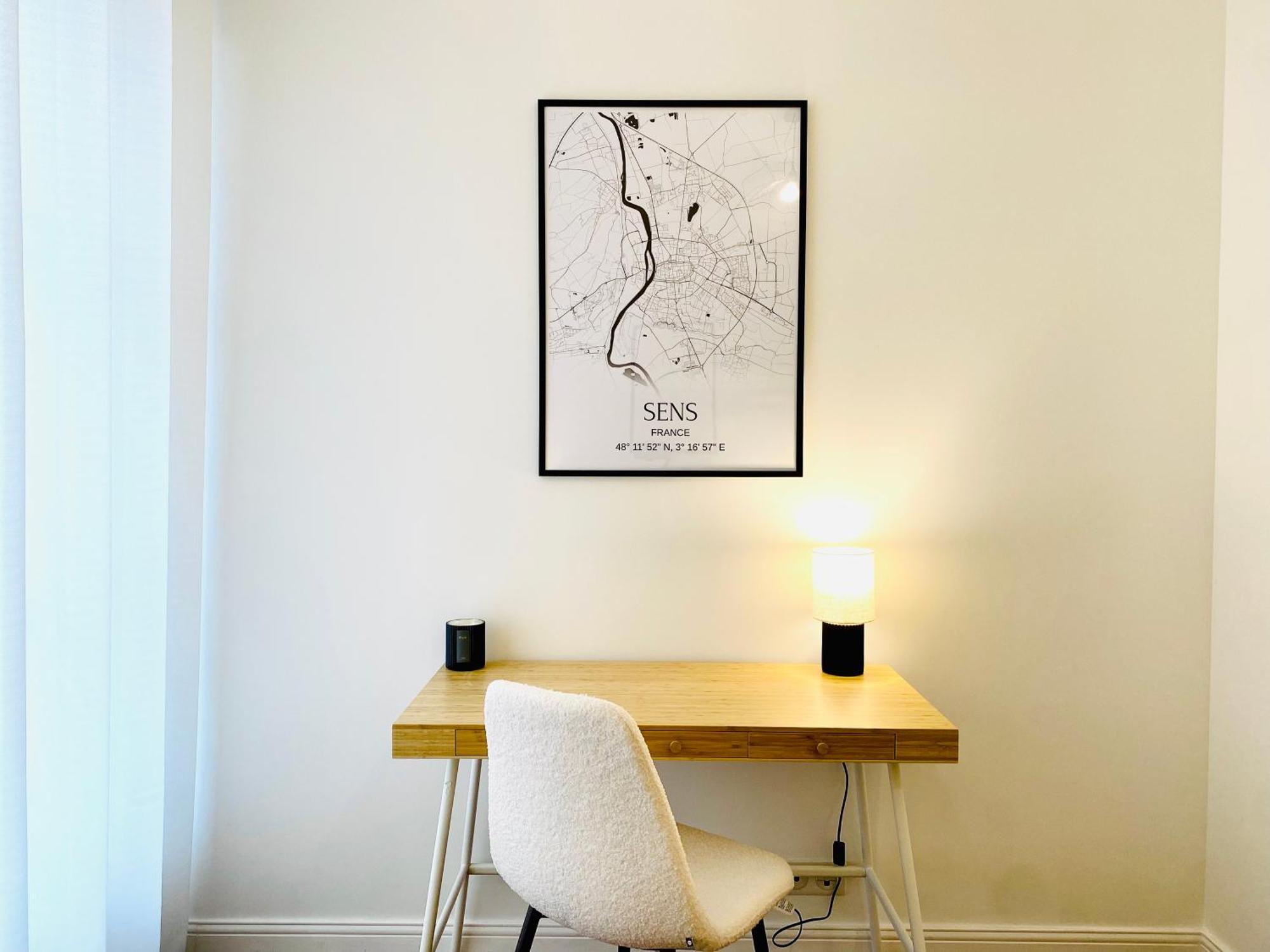 Le Subtil - Best Keys - Elegance & Confort - 2 Chambres Separees - Lit Queen Size - Smart Tv Netflix - Entre Gare & Centre Ville - A 1H De Paris - Wifi Fibre - Check-In Autonome Sens Extérieur photo